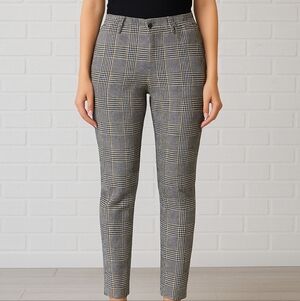 Seven Brand Women's Gray Plaid Pants